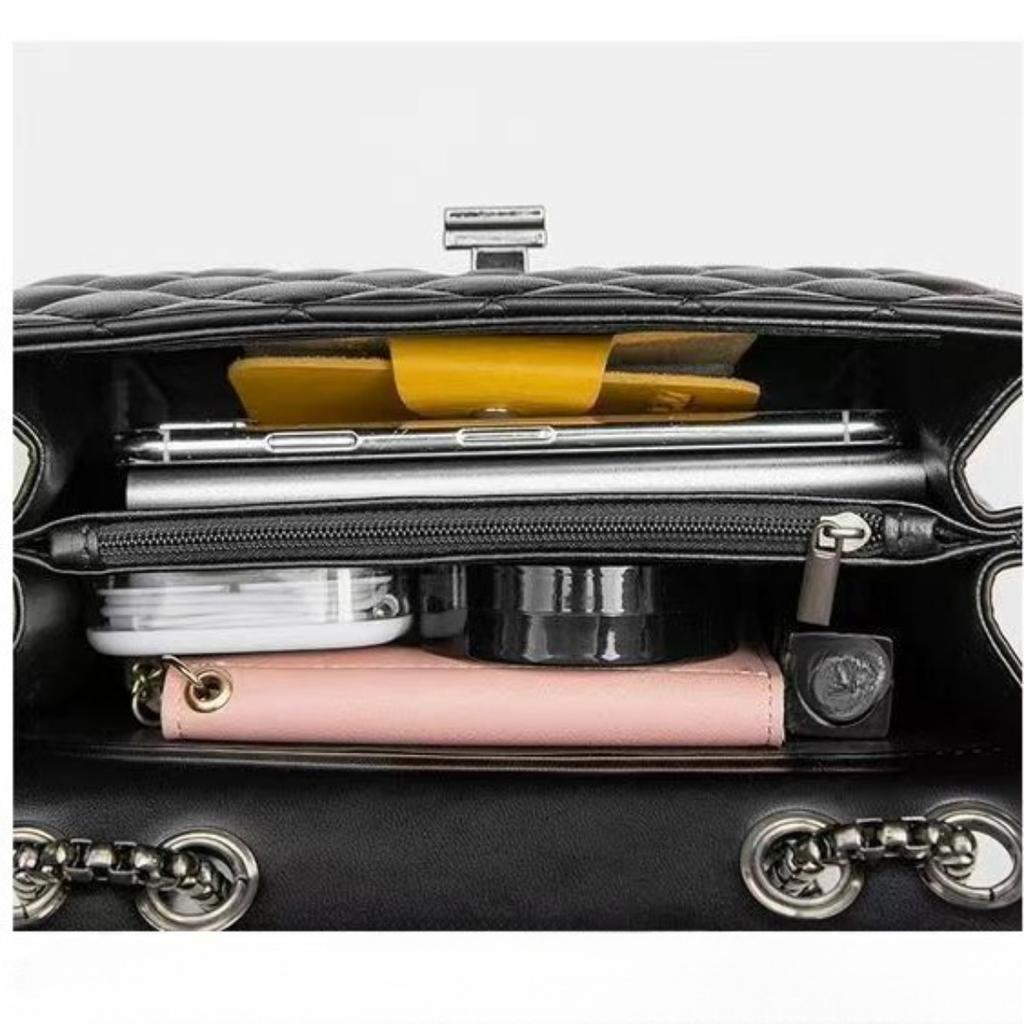 New Minimalist Women's Crossbody Bag, Stylish Multifunctional Shoulder Wallet, Paired with Elegant Stitching and Premium Polyester Lining