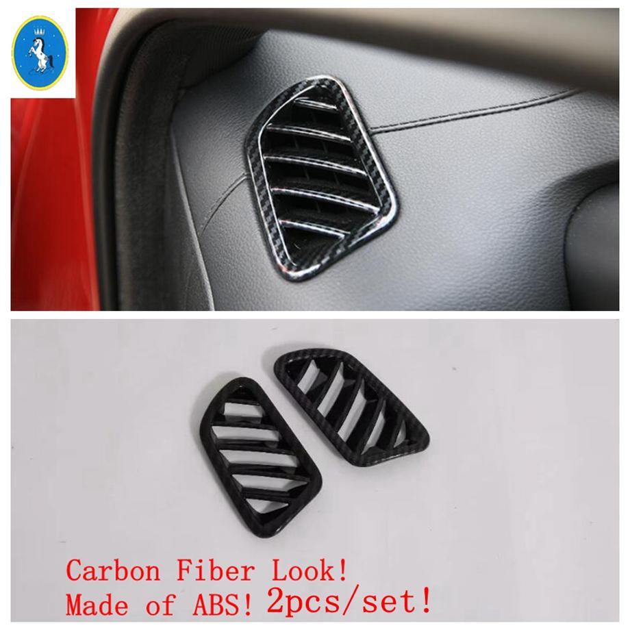 Carbon Fiber Look Side Air Outlet / Headlight switch / Middle Air Outlet Cover Trim For Kia Cerato Forte K3 -