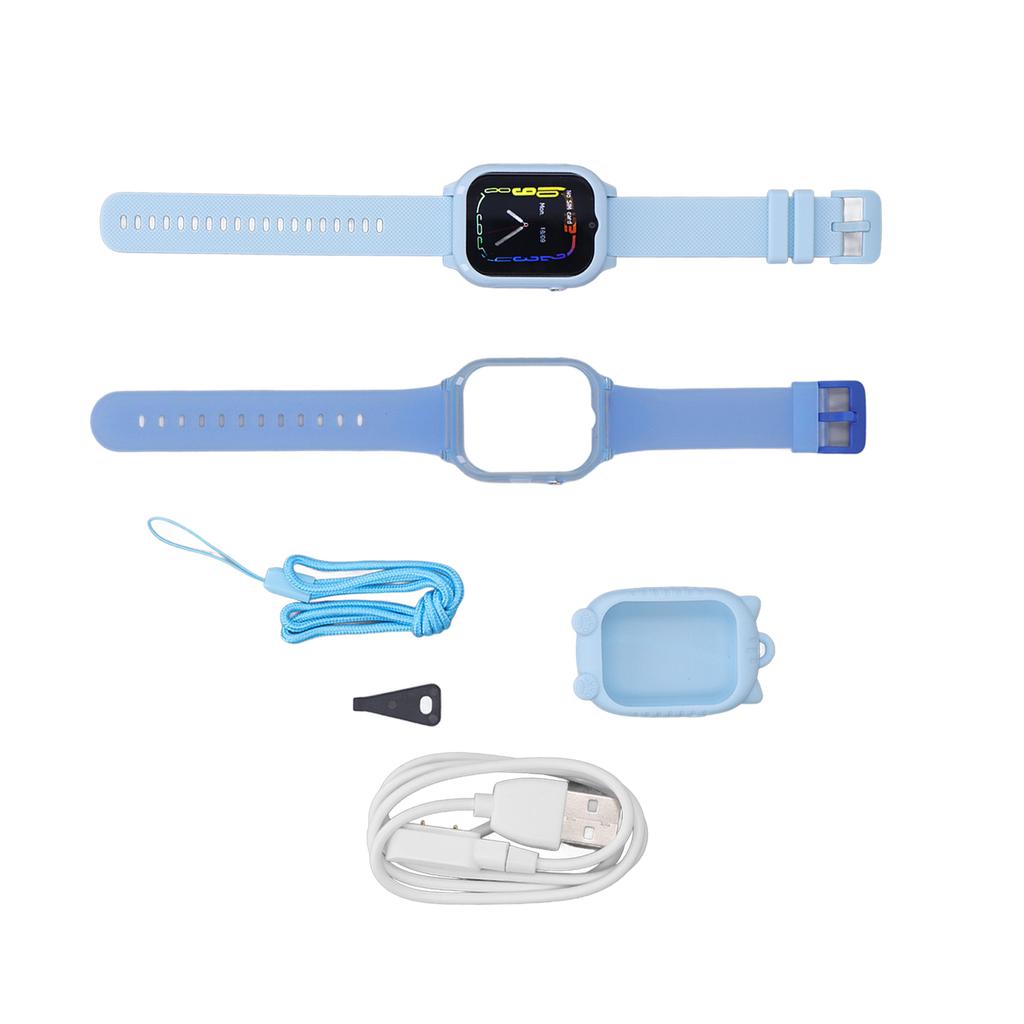 Children Smart Watch High Definition Large Screen Voice Message Video Calling Multi Function 4G