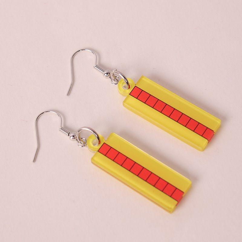 Tokyo Anime Avengers Peripheral Stud Earrings Cosplay Fashion Keychain Props