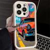 Phone Case for iPhone 17 Air 16E 15 16 Pro Max Classic Vintage Retro Car Cover 14 Plus 13 12 Mini Soft Shell Silicone Fundas