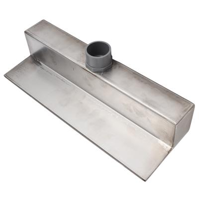 Waterfall Outlet 304 Stainless Steel Decorative Waterfall Fountain Spillway for Courtyard Garden Villa Pool