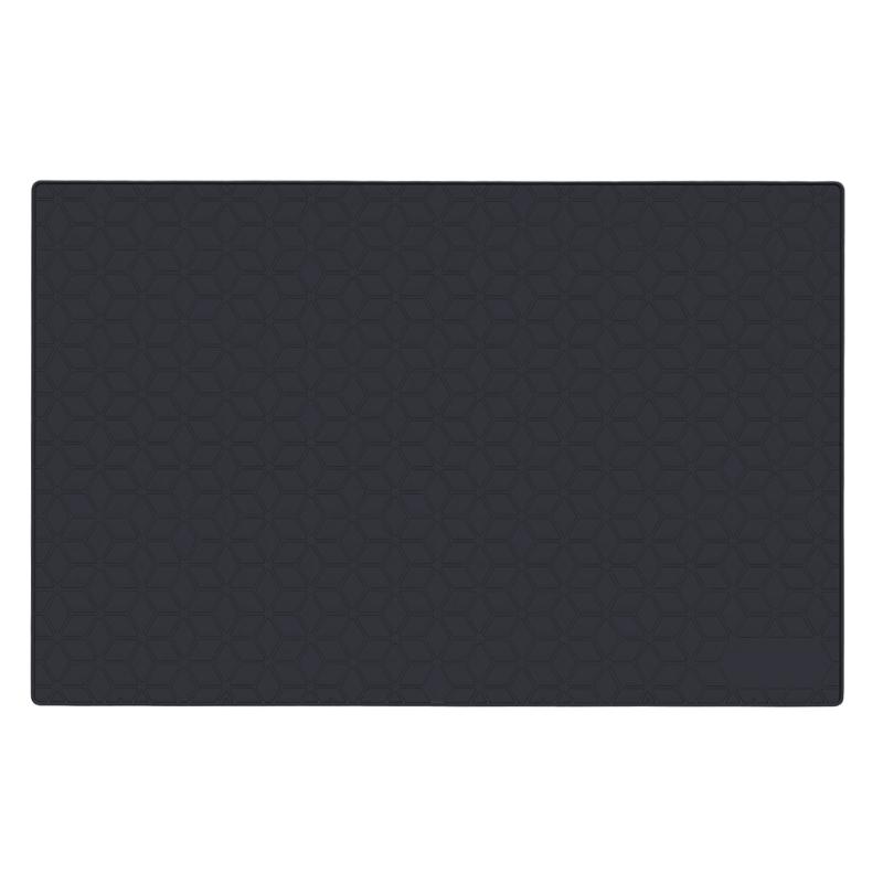 

Durable Rubber Drawer Liner Slip Resistant Kitchen Cabinet Mat For Utensils Storage And Fast Drying 71.1cmx56cm чорний