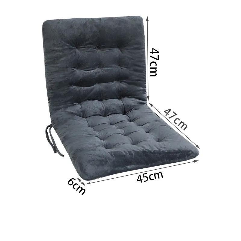 Crystal Velvet Soft Seat Cushion Home Decorative Leisure Chair Mat Solid Color Integrated Cushion Removable Washable Cushion 6890₽