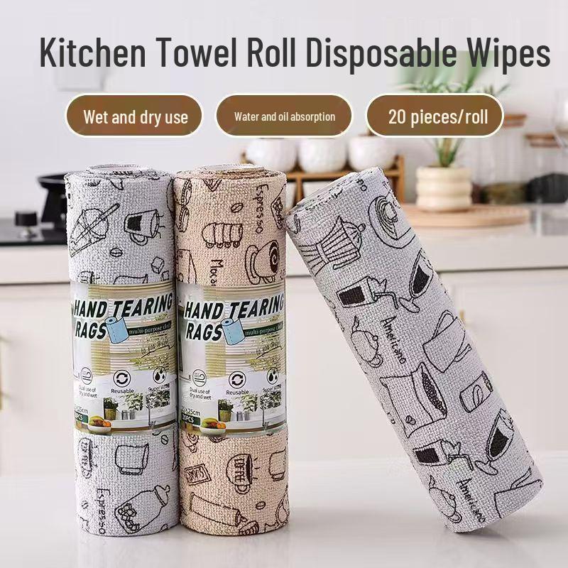 Weekly Disposable Thick Absorbent Oil-Absorbing Dish Cloth - Washable & Tear-Resistant