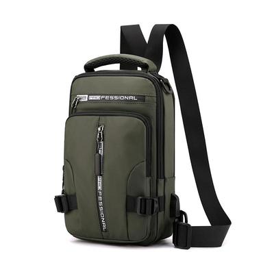 New Men's Multifunctional Chest Bag Fashion Casual One Shoulder Crossbody Bag Waterproof Space Cloth Small Backpack
