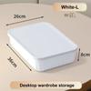 Nordic Solid Color Storage Boxes Toys Snack Clothes Socks Sundries Home Bedroom Closet Cosmetics Laundry Large Storage Basket