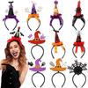 Witch Halloween Headwear Headband Photo Props Party Cosplay Costumes Dancing Party Skeleton Headband Halloween