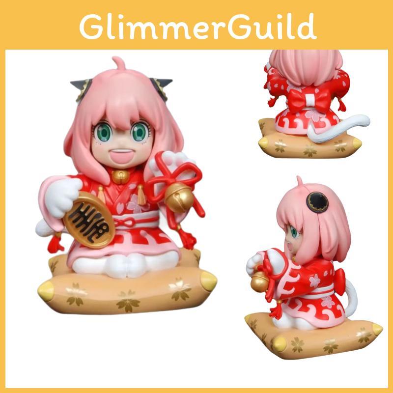 Adorable Wawa Anya Figure Cute Sitting Pose Pvc Collectible Anime Toy 16cm Boxed Gift