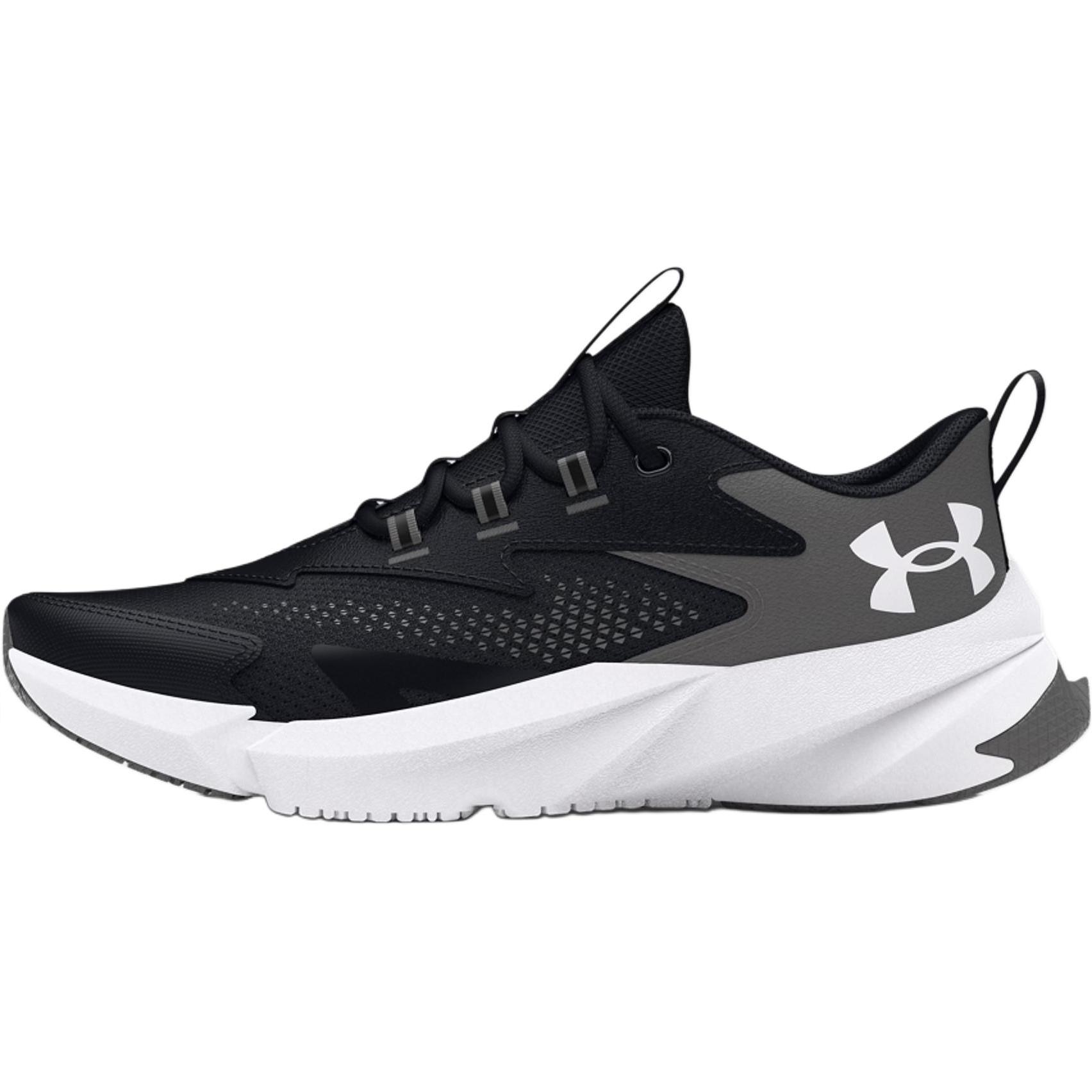 

Under Armour Scramjet 6 GS черно-белые детские кроссовки Castlerock 3027691-001 36.5