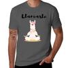 Llama Yoga Pose With Llamaste Tshirt Quick Dry Fishing Tshirt
