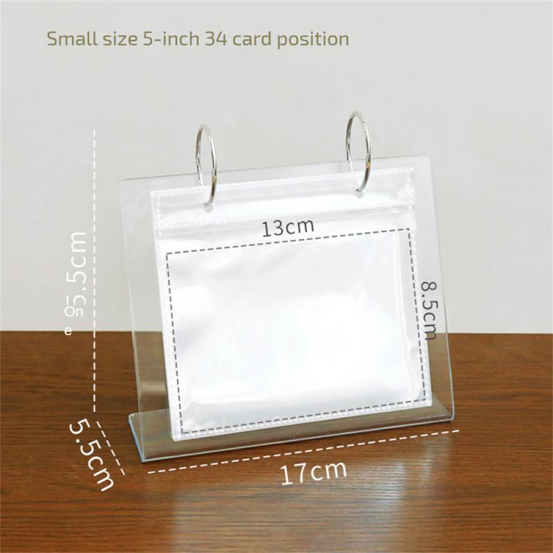 Creative Writing Book Double Sided Acrylic Photo Album Transparent Album Transparent Inner Page Home Decorations Durable