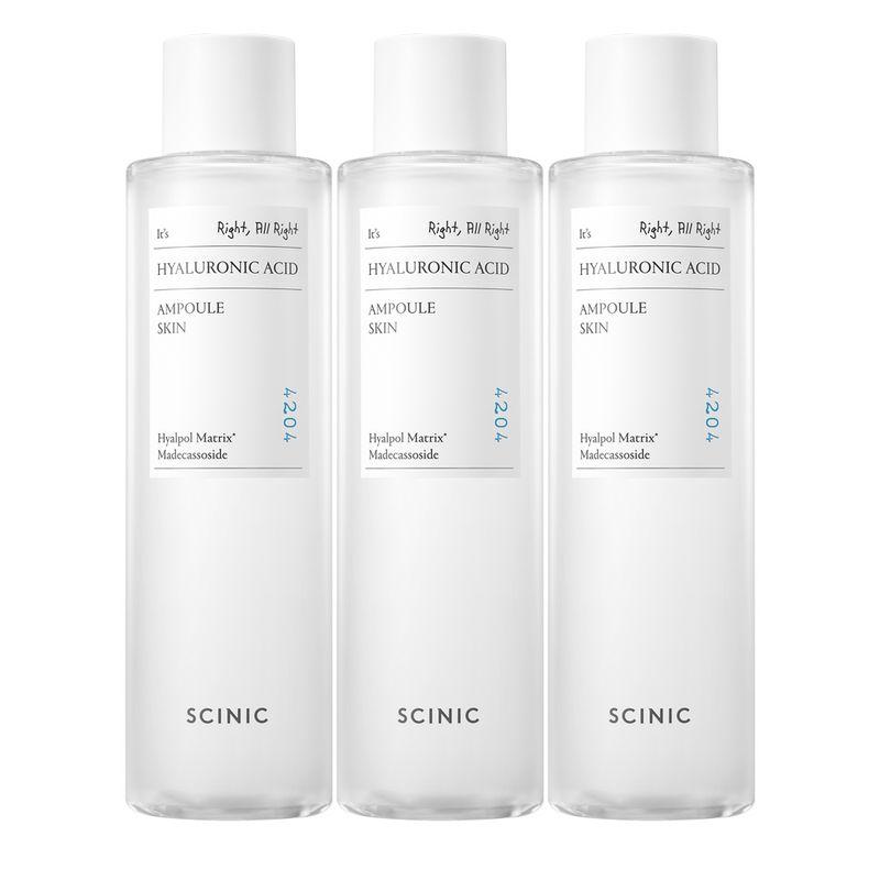 Hyaluronic Acid Ampoule Skin 300ml 3 pieces