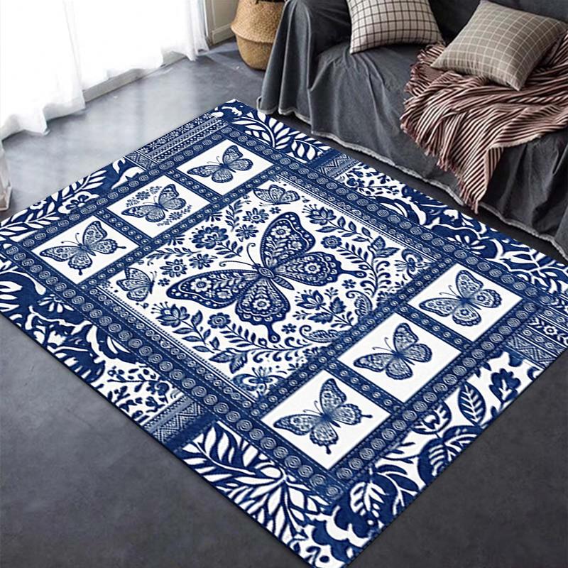 2025 Nieuw Vlinder Decoratie Tapijt Vloerkleed voor Woonkamer Slaapkamer Huis Sofa Decoratie, Kinderen spelen Antislip Vloermat30