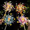 Lanterna Giratória Luminosa Feita à Mão para o Festival do Meio Outono - Kit DIY de Lanterna de Flores para Crianças