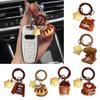 Portachiavi Stella Caffè Elegante Ciondolo da Appendere Creativo Che Combina Creatività e Durabilità per le Esigenze di Accessorio Quotidiano
