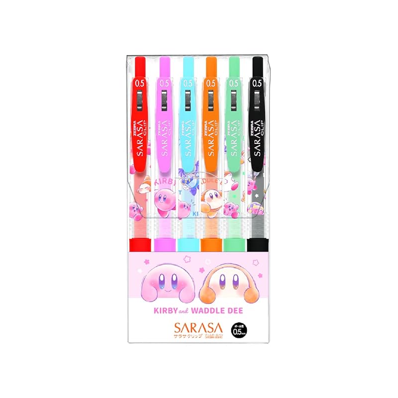 

Kirby of the Stars Sarasa ballpoint pen 6 color set