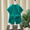 Boys' Set Summer Children's Short Sleeved T-shirt Trendy Boys and Children Sport Set