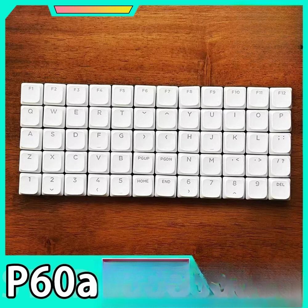 Custom P60A Planck Preonic 60% Low Profile Keyboard Kit, Wired Type-C RGB QMK VIAL Programmable, Mechanical DIY Gift