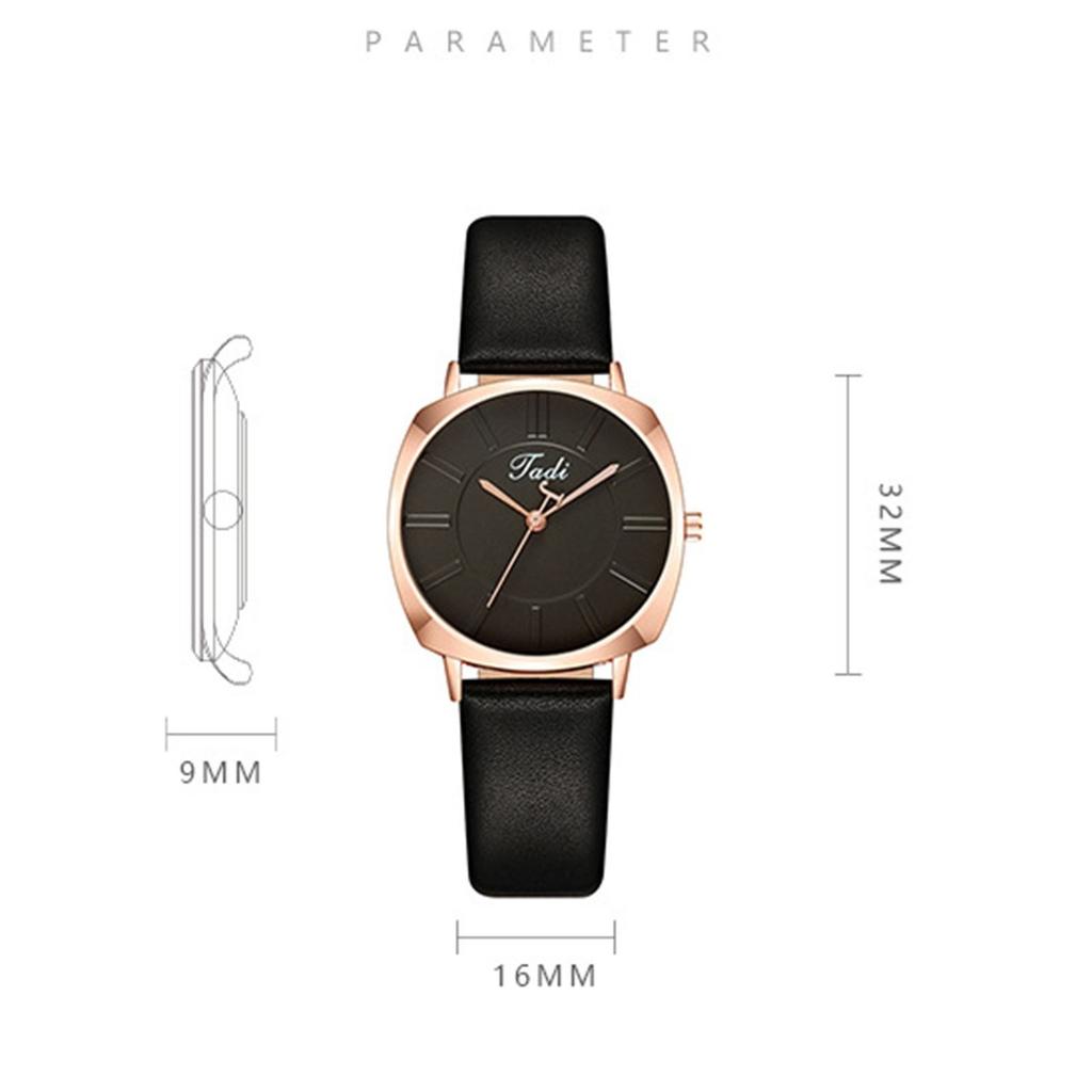 Dámské módní kožené hodinky