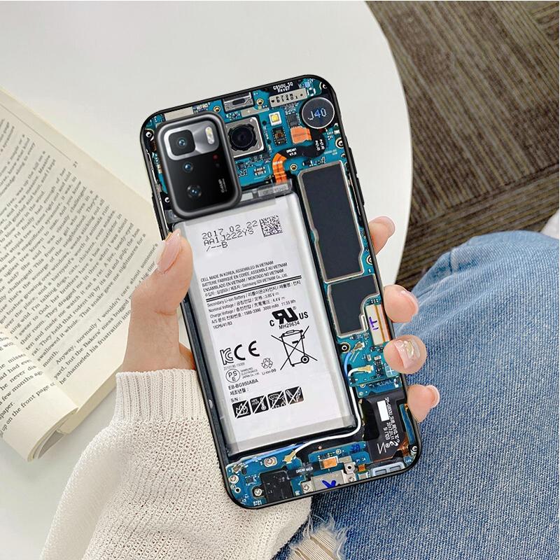 Phone Case For Xiaomi Redmi note 13 12S 12 Pro 11S 11 10 Pro 10S 12S Redmi 13 10 10C 13CClassical Cassette tape Battery Case
