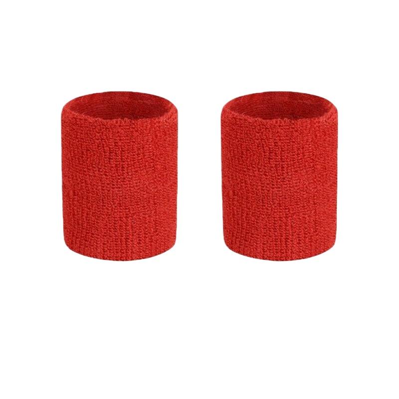 

Спортивное полотенце на запястье Женский фитнес Бег Вытирать пот Бадминтон Баскетбол Мужской вывих Запястье Нарукавник one pair
