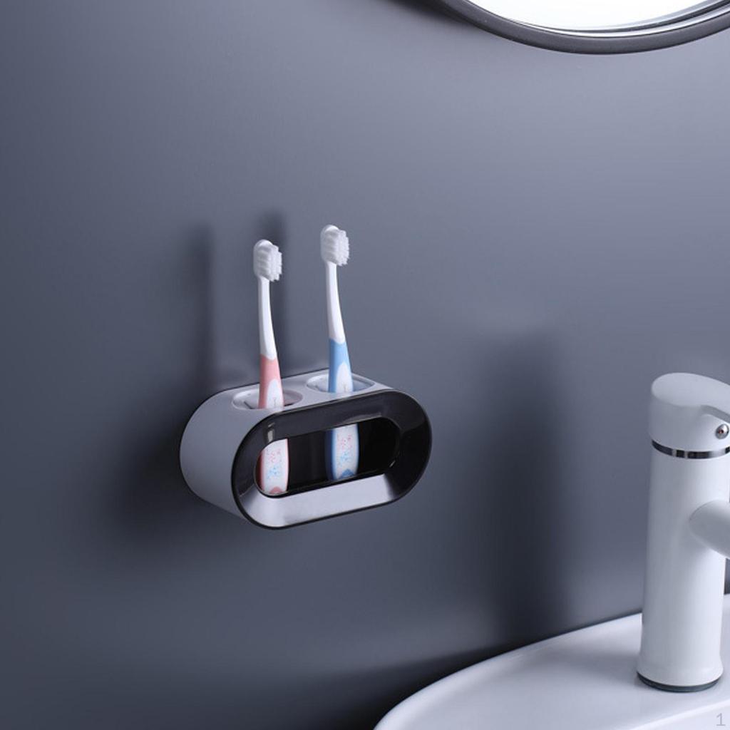Double Hole Toothbrush Holder Punch Electric Rack, Body Base Stander