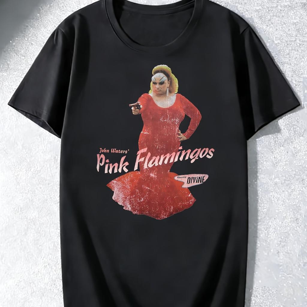 John Waters Pink Flamingos Classic Movie TShirt Sacred Cult Design Featuring The Most Expensive Movie In History Slogan