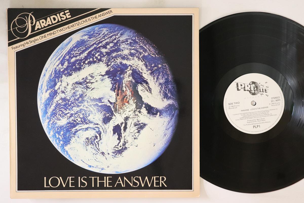

LP Record PARADISE - Love Is The Answer PLP1 PRIORITY 1983 UK Soul/Funk Used