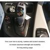 RYANSTAR RACING Carbon Fiber Gear Shift Knob Panel Frame Cover Sticker Interior Trim Compatible with BMW F20 F21 F22 F23 F30 F34 F35 F32 F33 F36 1 2