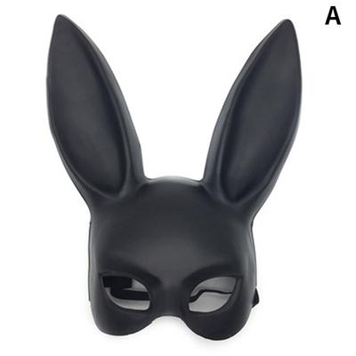Adult Sexy Black Bunny Ear Rabbit Mask Women Masquerade Anime Cosplay Rabbit Mask Props Accessories For Women And Men
