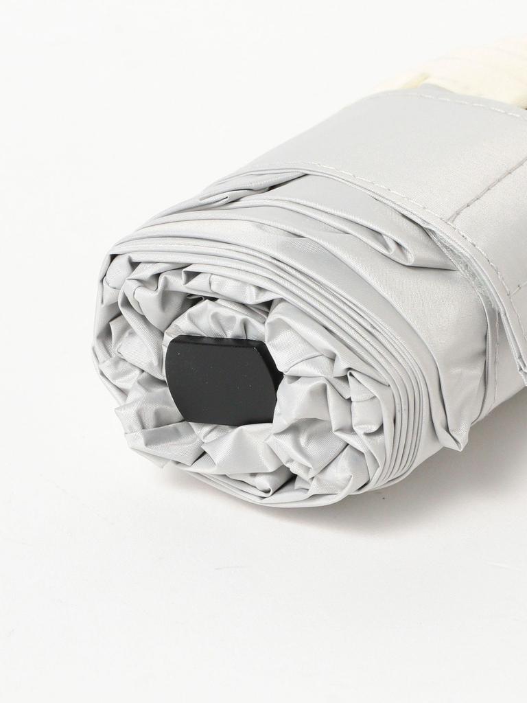 Ray Beams Folding Umbrella with Suitable for Sun and One Size Women's Piping, Rain, Gray,