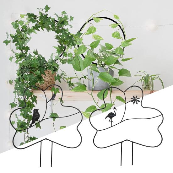 

Легкая вьющаяся решетчатая опора для растений Универсальная полезная бесплатная металлическая лоза A чёрный