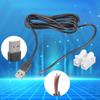 5V USB Charging Cable with Spring Terminal Connectors Easy Installation for Fan Lamp Toys 5A Current 100cm/180cm Length
