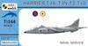 Mark I Harrier Plastikmodellbausatz MKM144189 1/144 T.4A/T.4N/T.8/T.60 (Flugzeug)