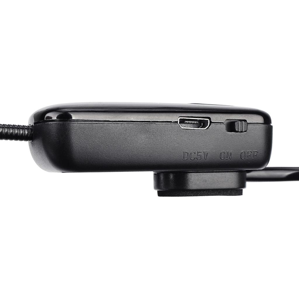 Portable Handsfree Megaphone for Loudspeaker DC5V Wireless Headset with Microphone Support 87.5MHz-108MHz Radio FM