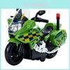 Brinquedo de Motocicleta de Polícia com Luzes Piscando e Movimento Inercial para Brincadeira de Crianças