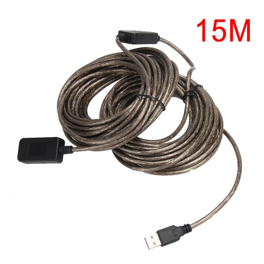 5м 10м 15м 20м USB-кабель Папа-Мама USB 2.0 Удлинительный кабель Линия-удлинитель Кабель Высокоскоростной Провод Адаптер-разъем для данных Новый 5m