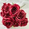Rose Plant Simulated Restaurant Desktop Decoration Wedding Props Photography