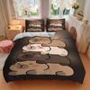 3-teiliges Capybara Bettwäsche-Set, Weiche Bequeme Bettbezug, Gästezimmer (1 * Bettbezug + 2 * Kissenbezug, ohne Kern) yy251104121