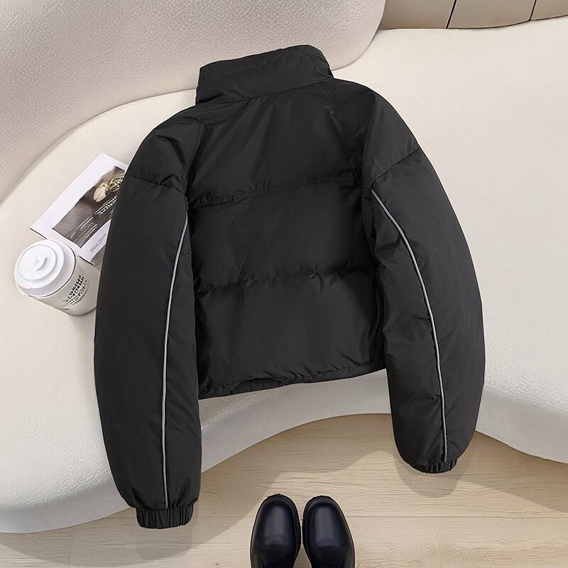 Women's TaChi 90 Down Stand Collar Short Puffer Jacket