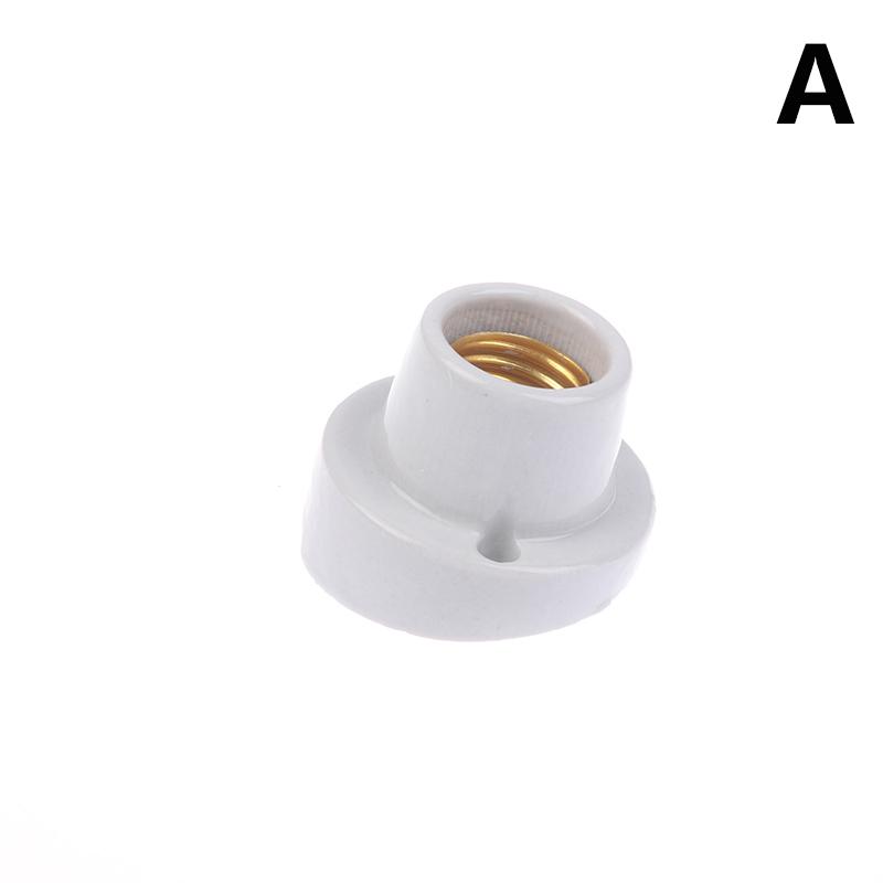 4 Styles High Temperature Resistant All Ceramic Lamp Holder Screw E27 All Copper Core High Quality Ceramic Light Base Holder