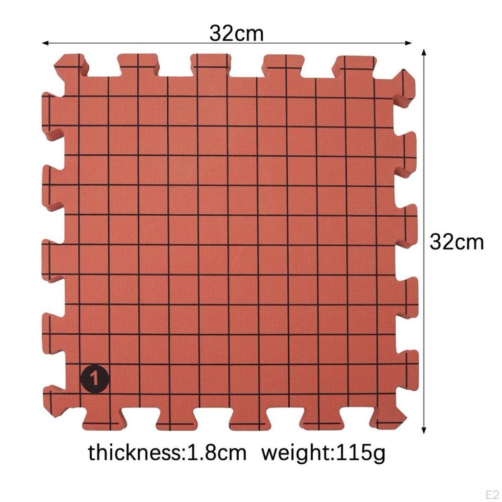 Blocking Mats for Knitting Crafts DIY Portable Multifunctional Crochet Boards with Grids