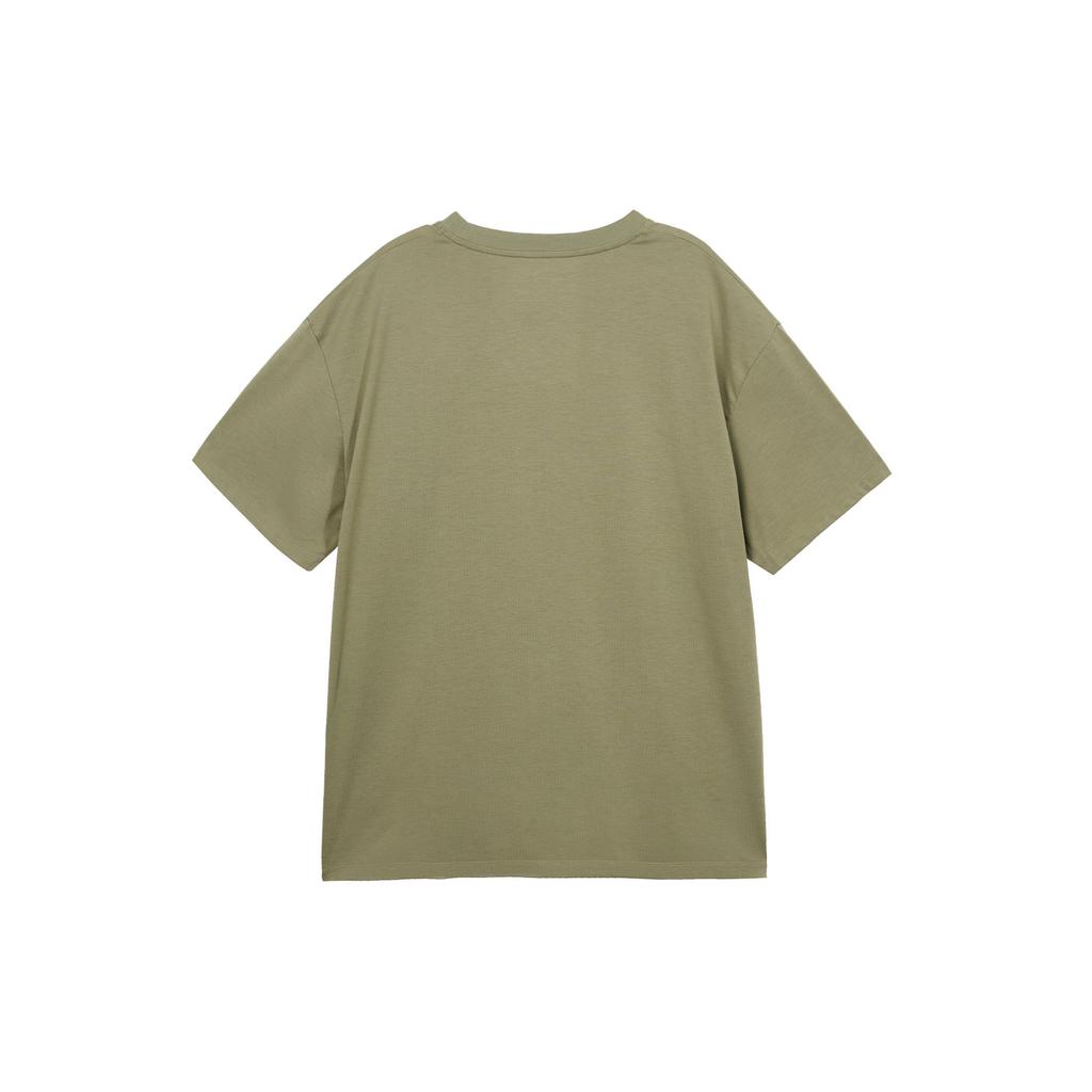 Timberland Round Neck Loose Fit Pullover Comfortable Casual Short Sleeve Drop Shoulder T-Shirt Unisex T-Shirt Green A5UMU-590