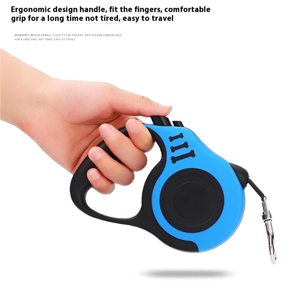 3m 5m Retractable Dog Leash Automatic Durable Nylon Lead for Puppy Outdoor Walking Hiking Traction Rope