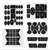 6Sheets Black A/C Central Control Button Stickers  for Mercedes Benz 2007-2014