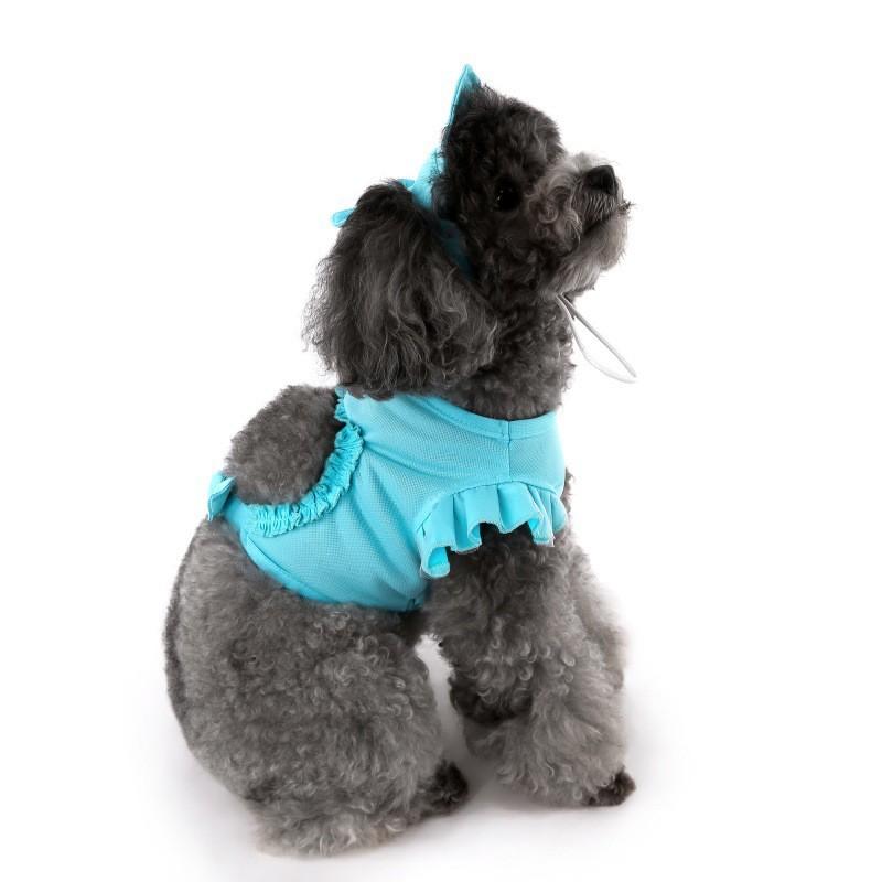 Pet Clothes Set Cats Dogs Small Medium T-Shirt Vest Hat