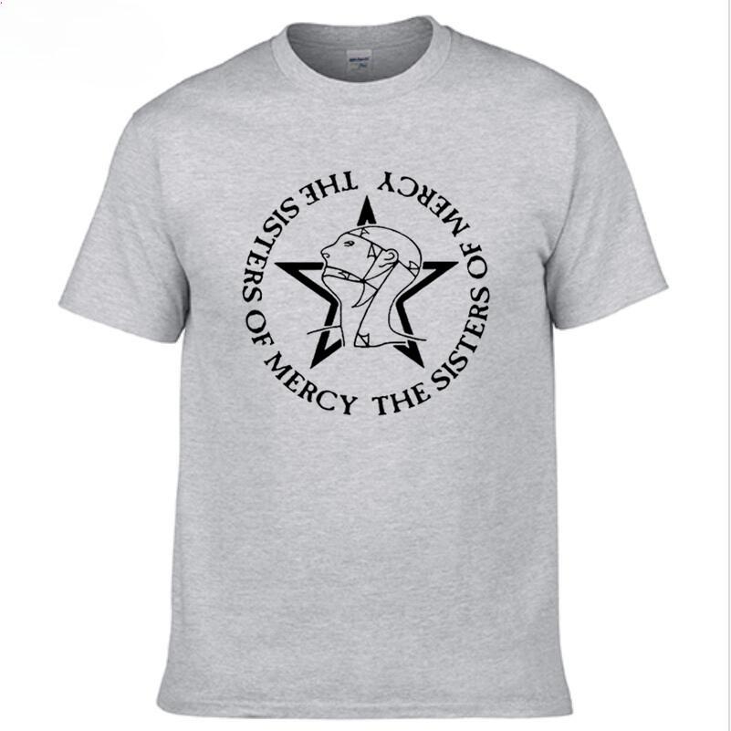 The Sisters of Mercy T-Shirt Men and Women Tee Post Punk Goth Rock Band T Shirts Cotton Tops Tees