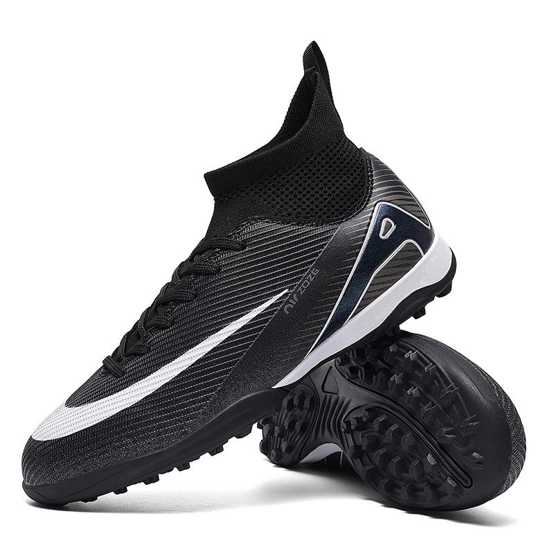 

New football shoes for boys and girls grass game training AG long nails TF broken nails sports shoes one piece 2025 462