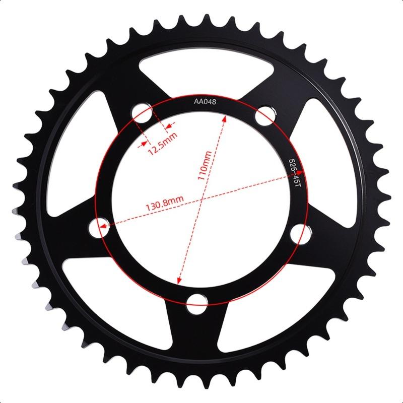 525 17T 45T Motorrad Vorder- und Hinterradzahnrad Nockenwelle für BMW S1000 R 2013- S1000 RR 2012-2018